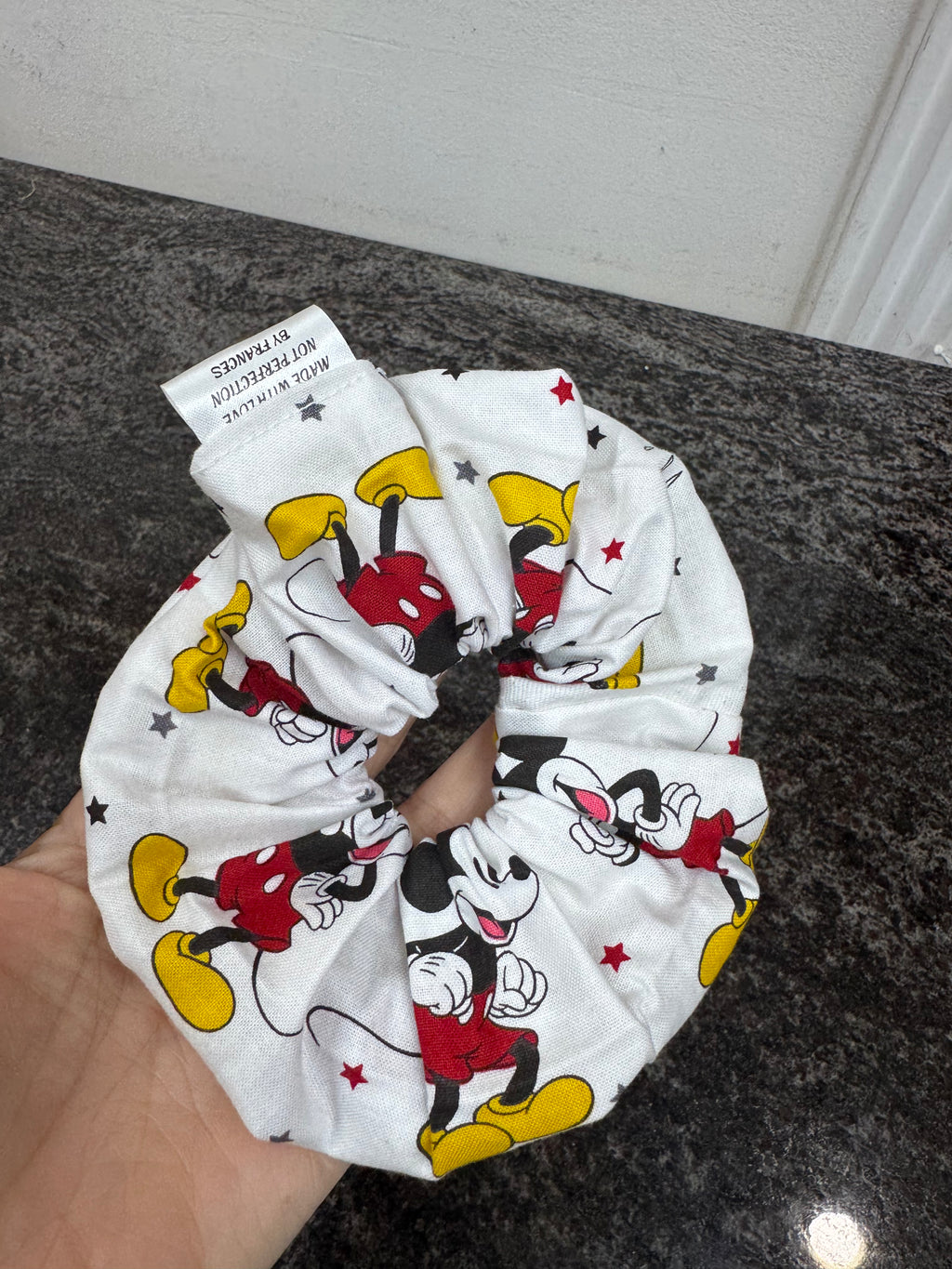 Mickey Mouse scrunchies