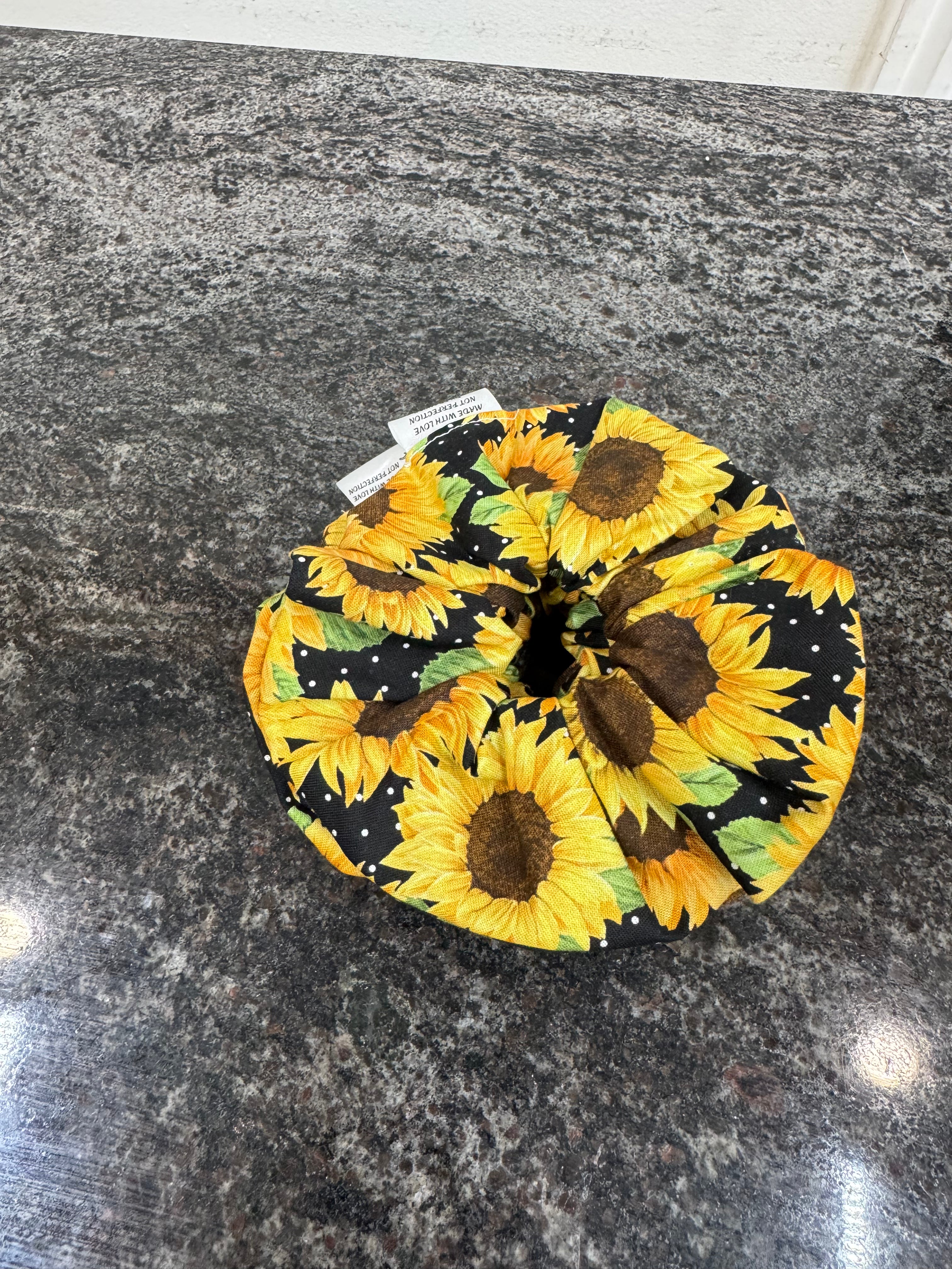 Sunflower scrunchies