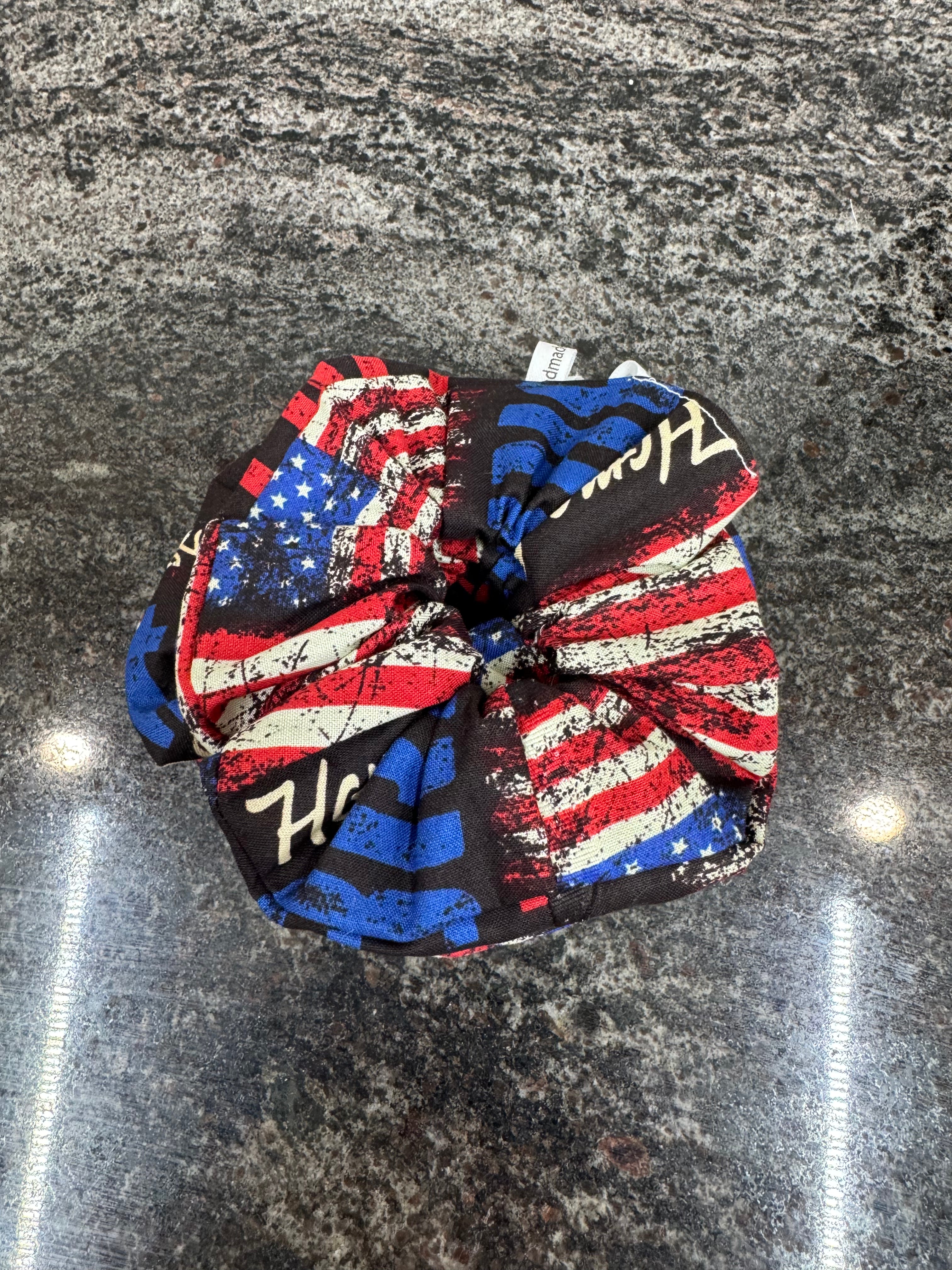 Patriotic scrunchies