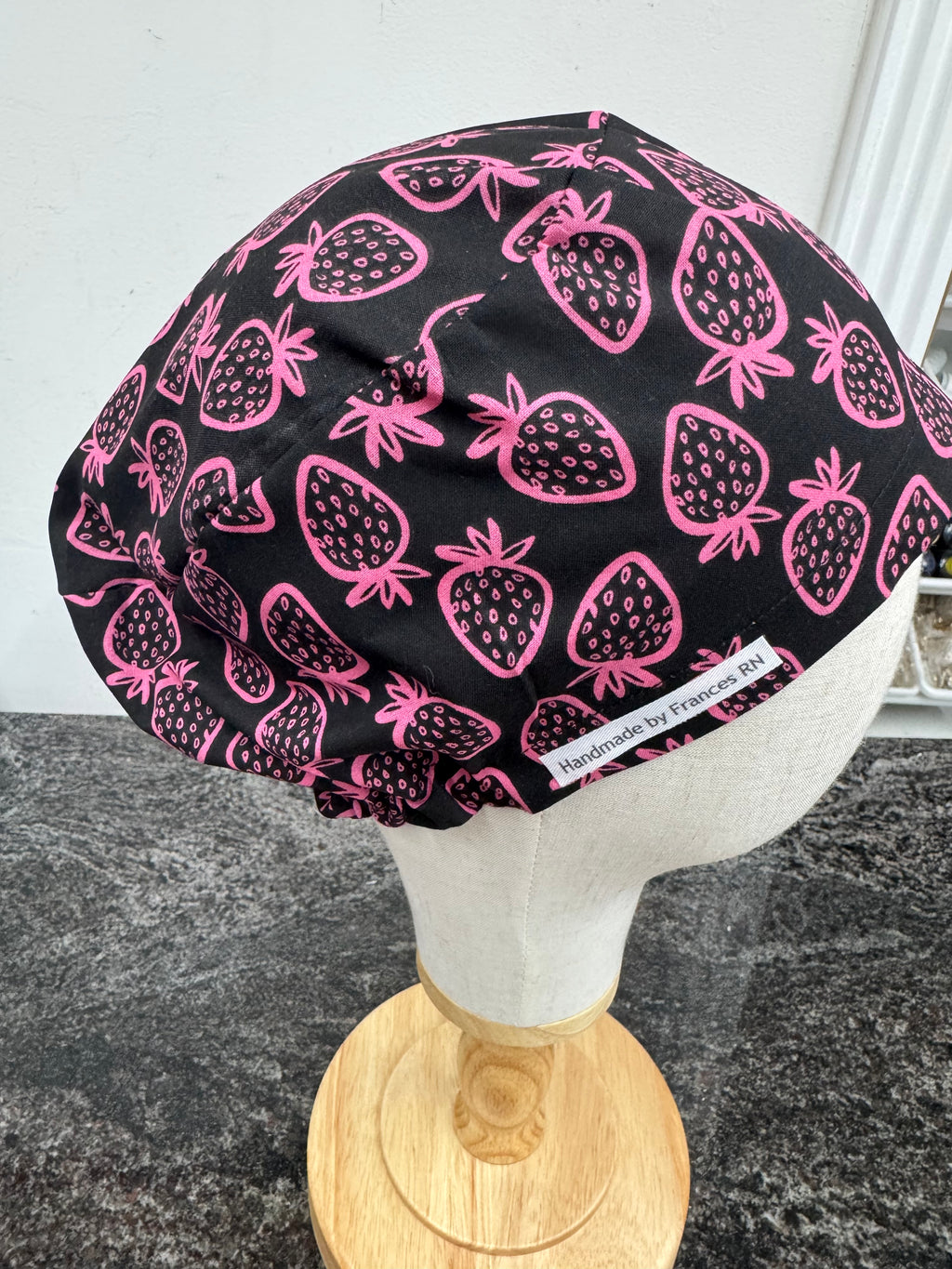 Strawberry European scrub cap