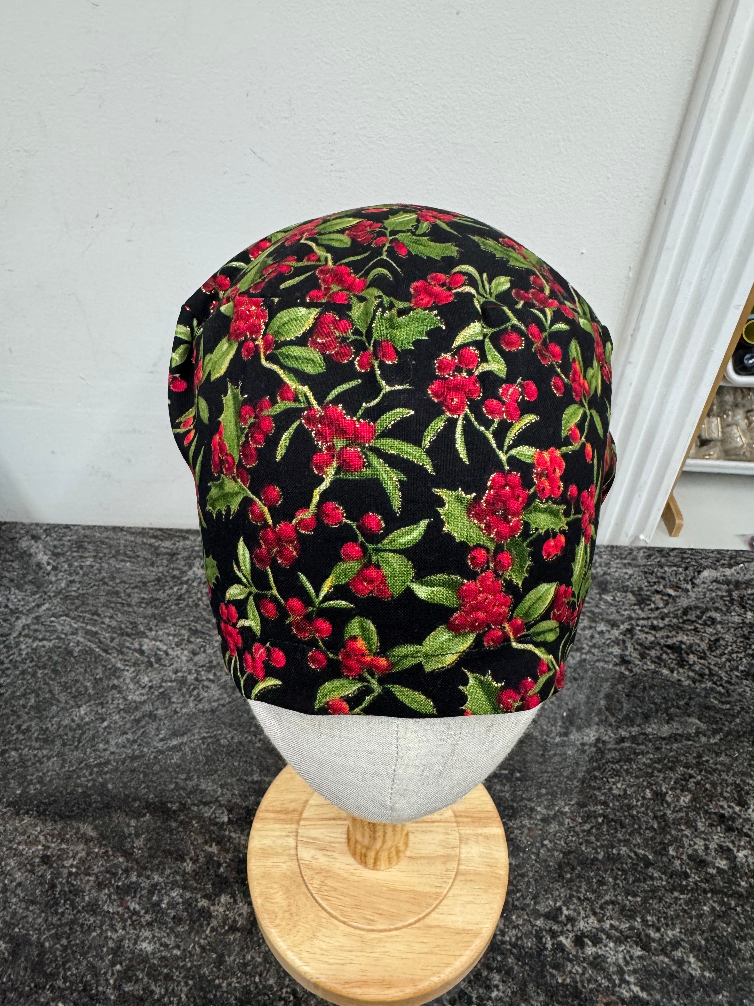 Christmas European scrub cap