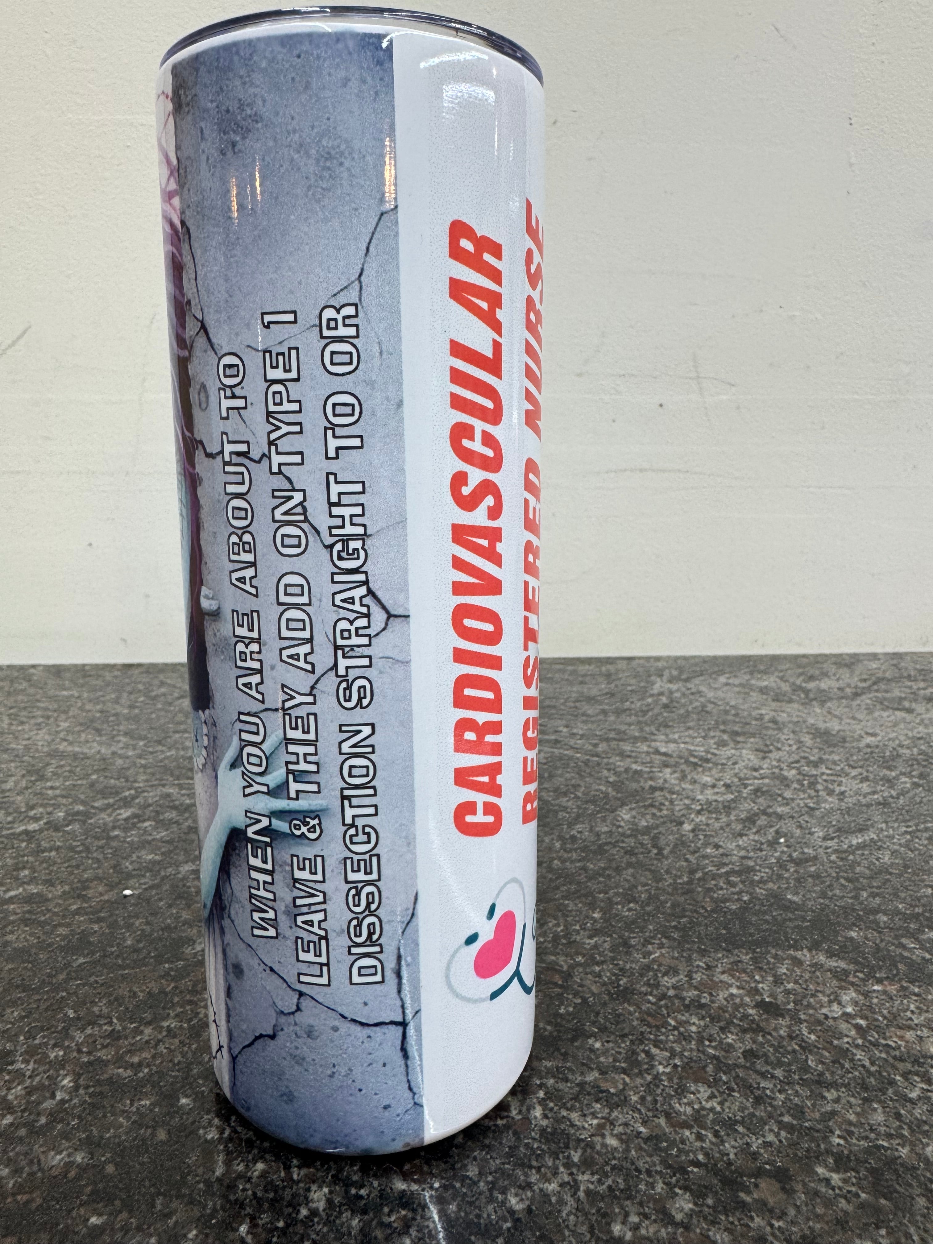 Cardiac nurse tumbler