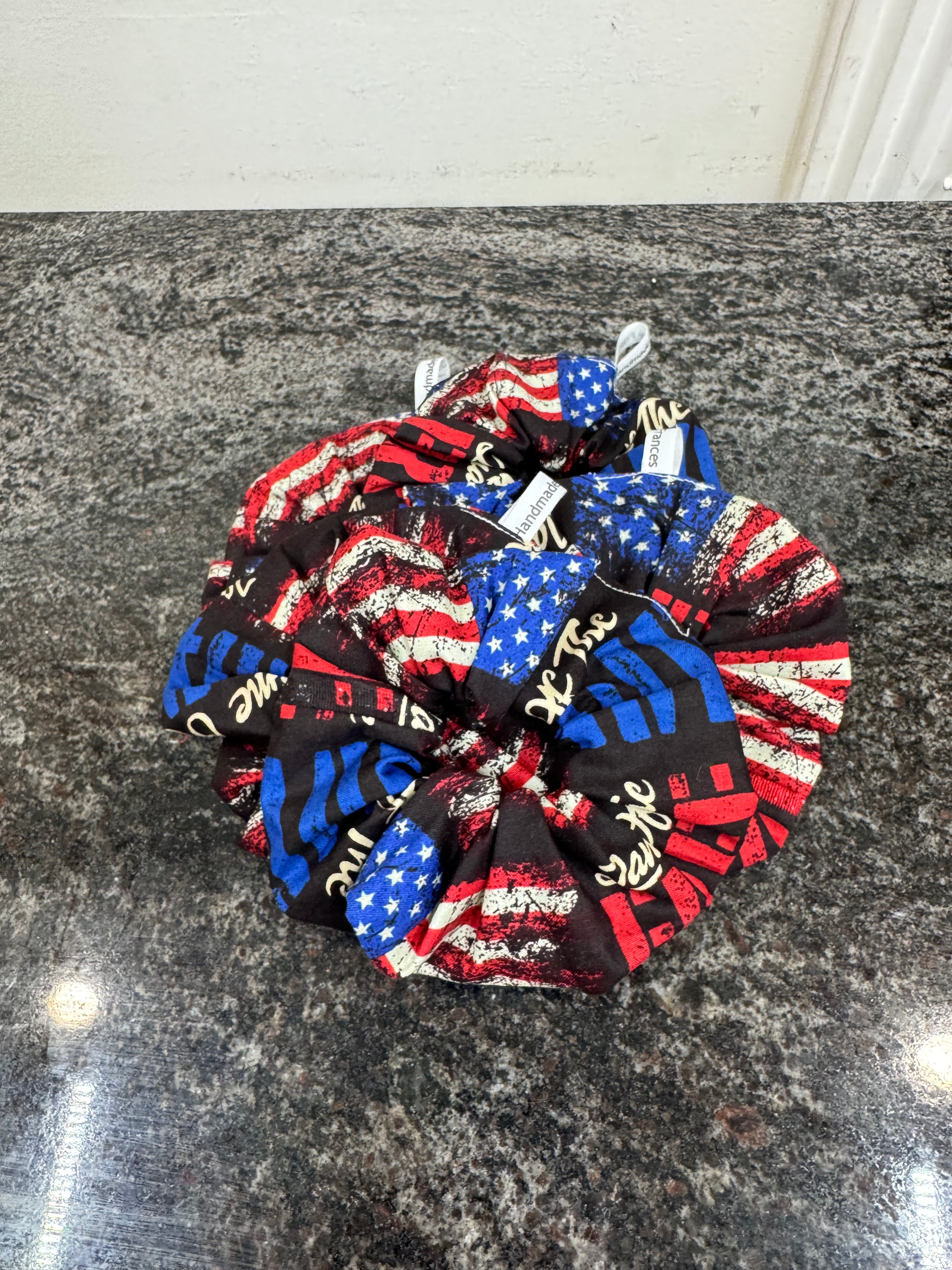 Patriotic scrunchies