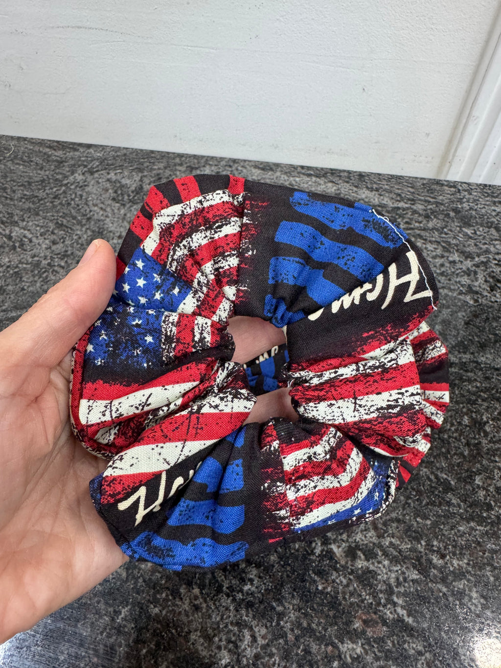 Patriotic scrunchies