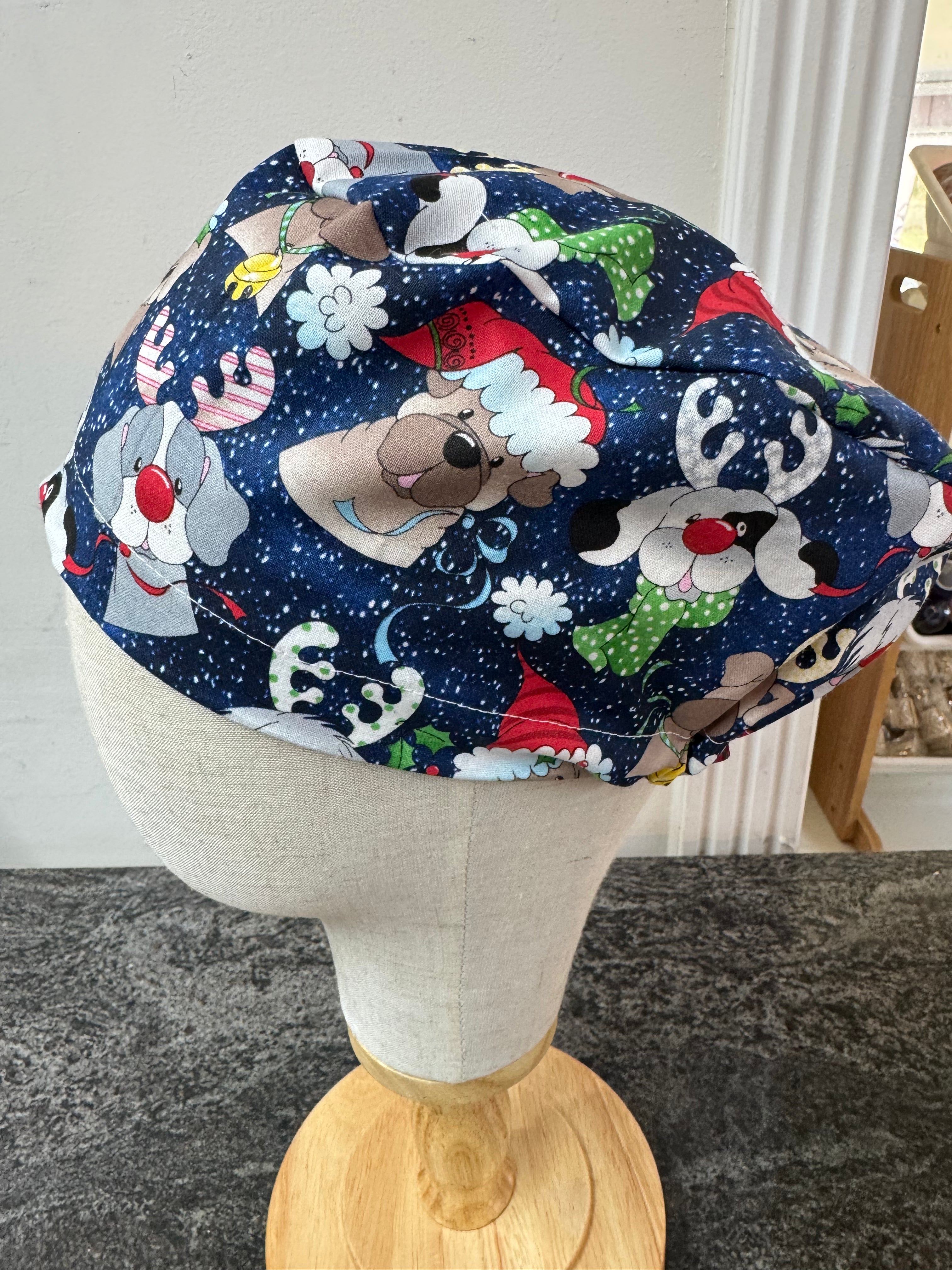 European style scrub caps