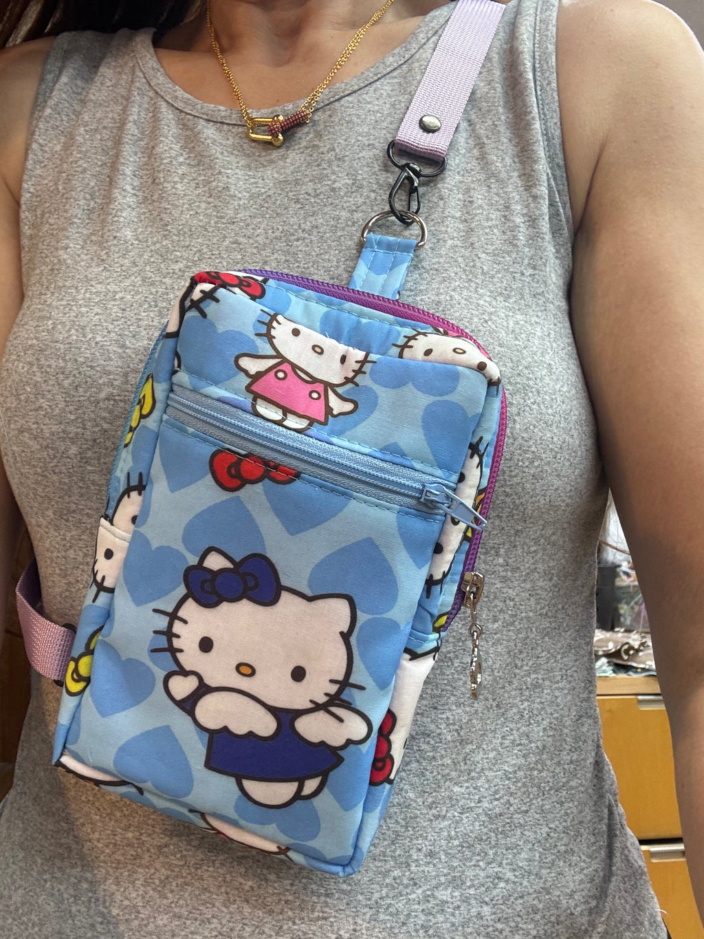 Hello kitty small cellphone sling bag