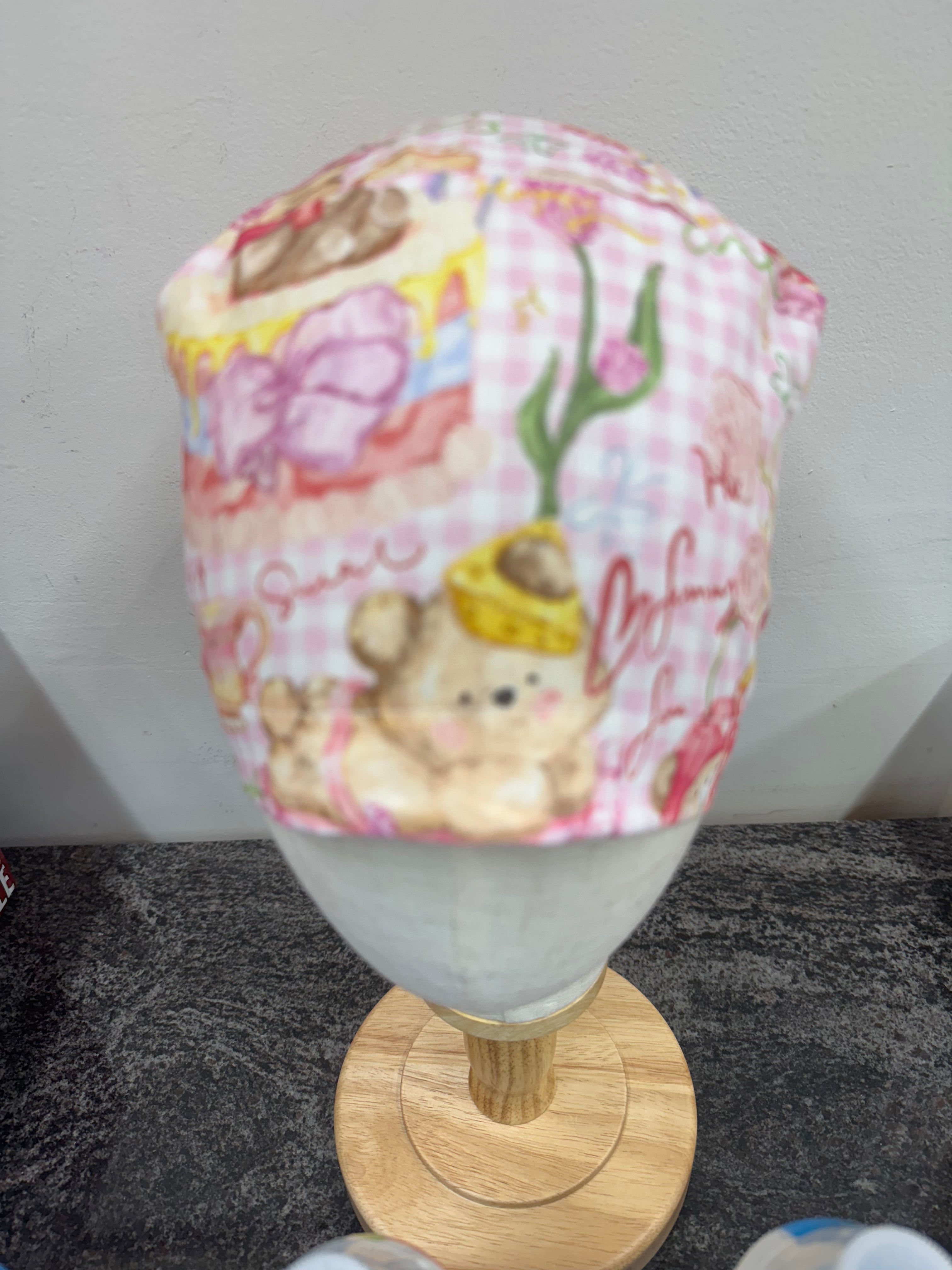 Bunny/bear pony tail scrub cap